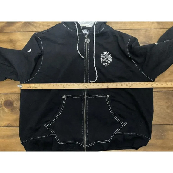 LL Cool J/Todd Smith Black Silver "MCMLXVIII" Hoodie Size XXL - Picture 5 of 16